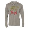 Unisex Triblend Hooded Long Sleeve Pullover Tee Thumbnail