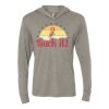 Unisex Triblend Hooded Long Sleeve Pullover Tee Thumbnail