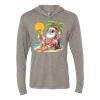 Unisex Triblend Hooded Long Sleeve Pullover Tee Thumbnail