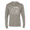Unisex Triblend Hooded Long Sleeve Pullover Tee Thumbnail