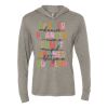 Unisex Triblend Hooded Long Sleeve Pullover Tee Thumbnail