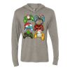 Unisex Triblend Hooded Long Sleeve Pullover Tee Thumbnail