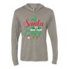 Unisex Triblend Hooded Long Sleeve Pullover Tee Thumbnail