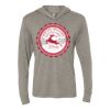 Unisex Triblend Hooded Long Sleeve Pullover Tee Thumbnail