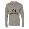 Unisex Triblend Hooded Long Sleeve Pullover Tee Thumbnail