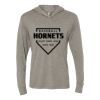 Unisex Triblend Hooded Long Sleeve Pullover Tee Thumbnail