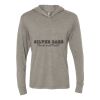 Unisex Triblend Hooded Long Sleeve Pullover Tee Thumbnail
