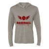 Unisex Triblend Hooded Long Sleeve Pullover Tee Thumbnail