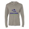 Unisex Triblend Hooded Long Sleeve Pullover Tee Thumbnail