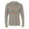 Unisex Triblend Hooded Long Sleeve Pullover Tee Thumbnail