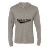 Unisex Triblend Hooded Long Sleeve Pullover Tee Thumbnail