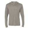 Unisex Triblend Hooded Long Sleeve Pullover Tee Thumbnail
