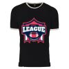 Unisex Cotton Ringer Tee Thumbnail