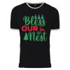 Unisex Cotton Ringer Tee Thumbnail